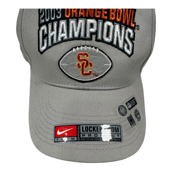 USC Trojans 2003 Orange Bowl Champions Nike Locker Room Hat Cap‎ - Picture 2 of 9